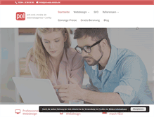 Tablet Screenshot of pol-web-media.de